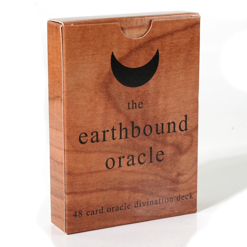 The Earthbound Oracle Deck The Seeker'S Lenormand Full Deck Divinazione Completato Tarocchi In Legno 48 Card Oracle Deck