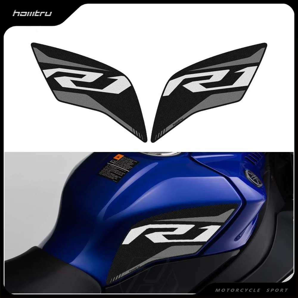 Motorcycle Accessorie Side Tank Pad Protection Knee Grip Mat For Yamaha Yzf R1 2015-2019