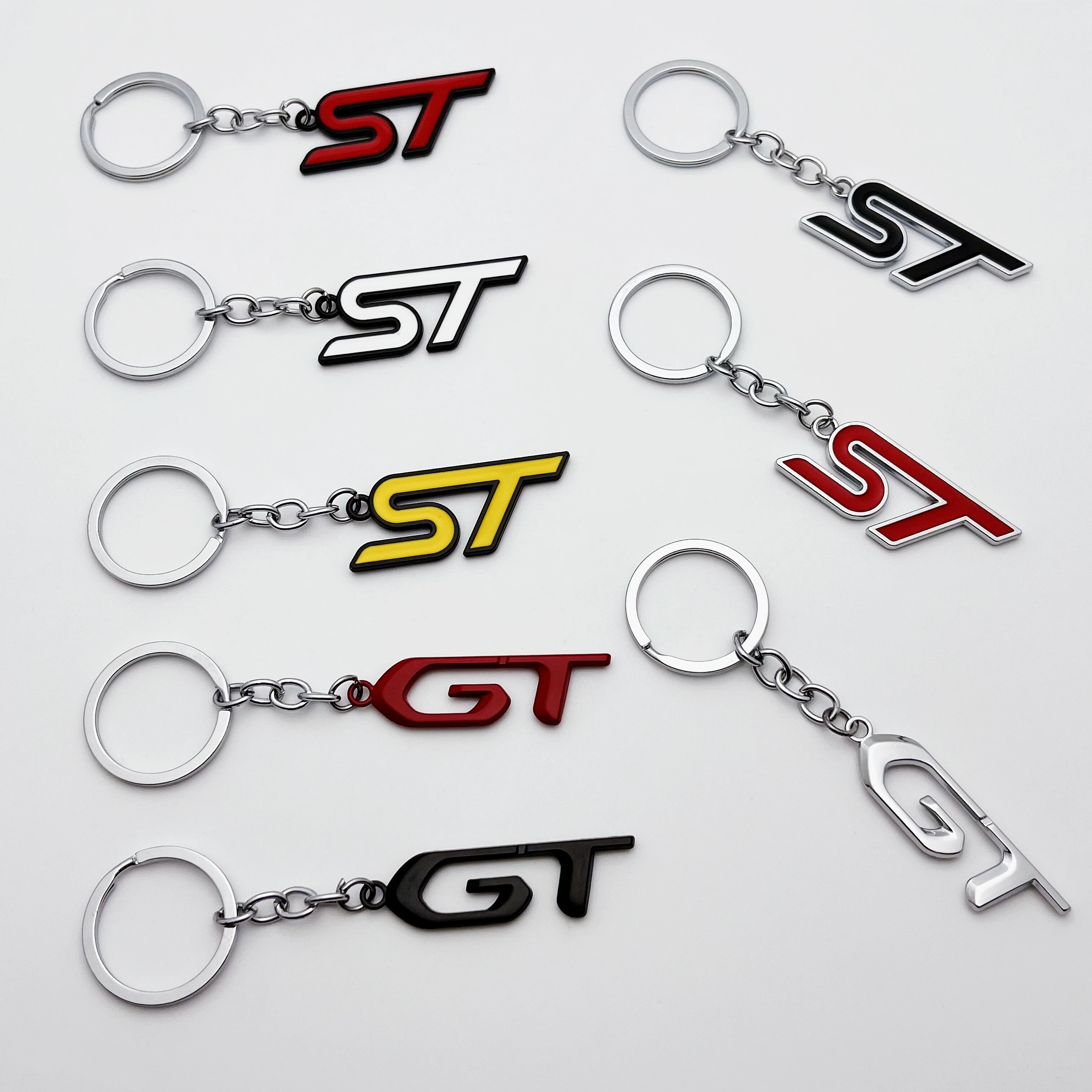 Portachiavi Per Auto St Badge Gt Badge Portachiavi Portachiavi In Metallo Per St Logo Focus Mk2 Mk3 Gt Logo 408 4008 400Thp 3008 308 508 5008