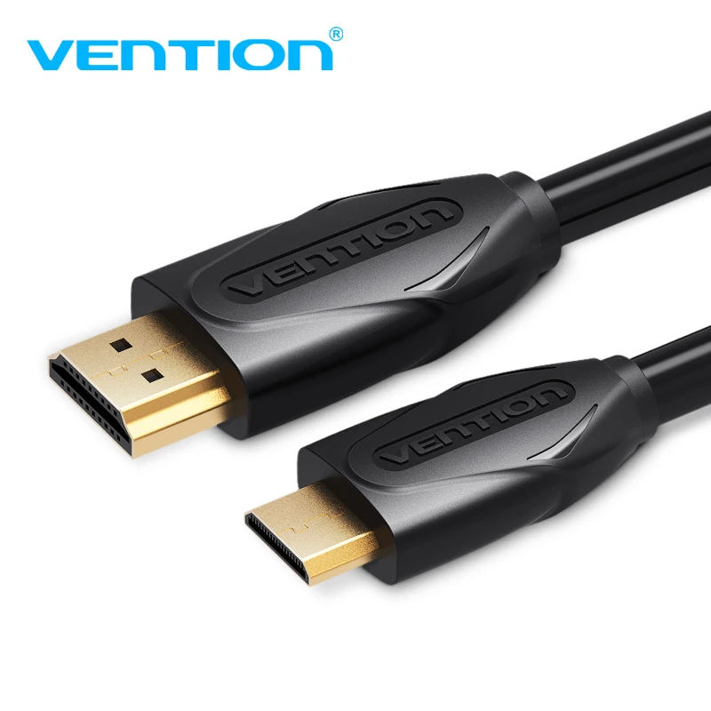 Vention Mini Cavo Hdmi A Hdmi Placcato In Oro 1080P Mini Cavo Hdmi 1M 1.5 2M Per Tablet Videocamera Mp4 Dvd Cavo Hdmi Placcatura In Oro