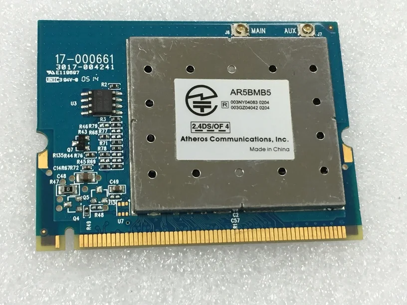 New Network Wlan Card For Atheros Ar2413A Ar5005G Ar5Bmb5 Mini Pci Wifi Wireless Wlan Card 802.11 B/G 54Mbps