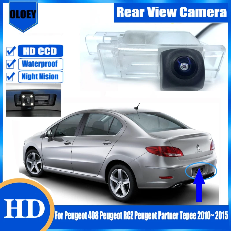 Telecamera Per Retromarcia Per Peugeot 408 Peugeot Rcz Peugeot Partner Tepee 2010 ~ 2015 Telecamera Per Retromarcia Per Parcheggio Di Backup Telecamer