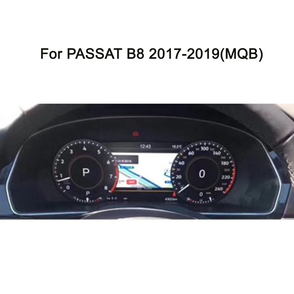 Cruscotto Dello Strumento Dell'Auto Android Per Vw B8 Passat Cc Golf 7 Gti Teramont Variant Display Lcd Navigazione Gps
