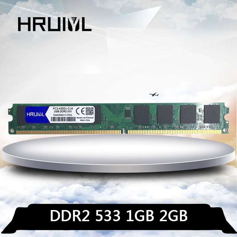 Hruiyl Ddr2 1G 2G 533 Mhz Pc2-4200U Ddr 2 1Gb 2Gb 533 Mhz Per Desktop Pc Dimm Pc2 4200 Di Memoria Memoria Ram Pc2 4200U