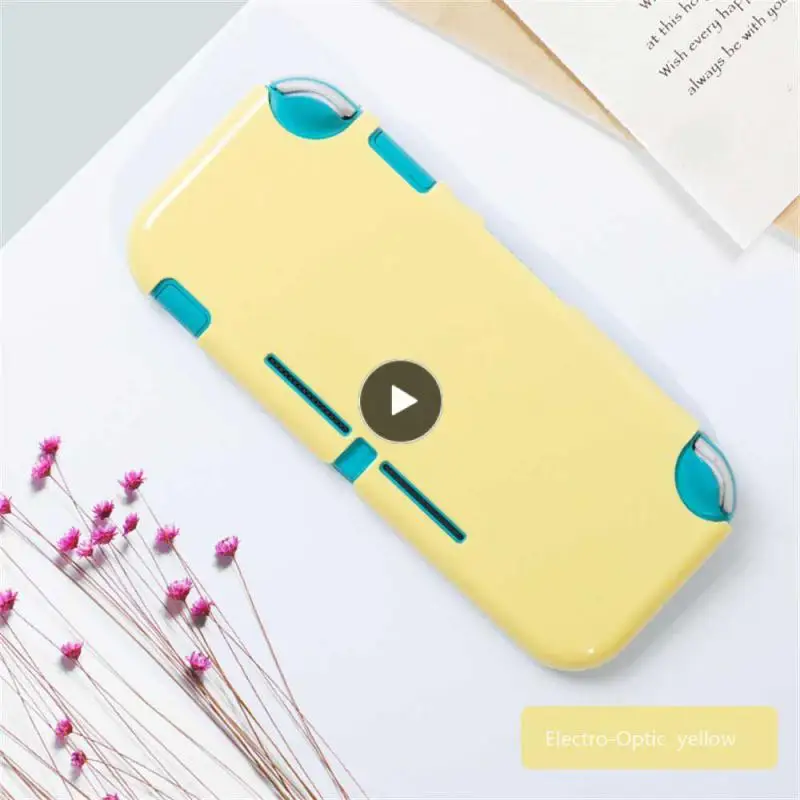 Custodia Protettiva Cherry Blossom Powder Bare Metal Feel Facile Ricarica Full Surround Super Drop-Proof Gamepad Elettrico Giallo Lilla
