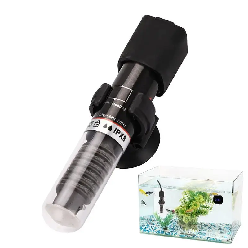 Betta Fish Tank Heater Scaldabagno Sommergibile Controllo Della Temperatura 25W/50W Riscaldatore Per Acquario 26 Termostato Scaldabagno