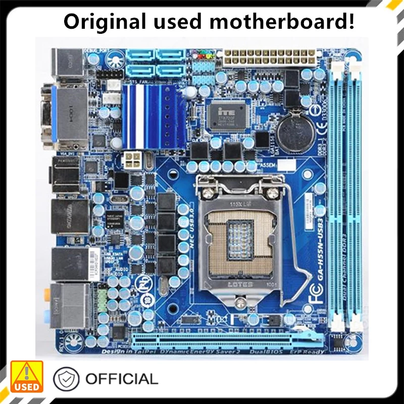 Per Ga-H55N-Usb3 H55N-Usb3 Scheda Madre Lga 1156 Ddr3 8Gb Per Intel H55 P7H55 Scheda Madre Desktop Sata Ii Pci-E X16 Ami Bios Usati