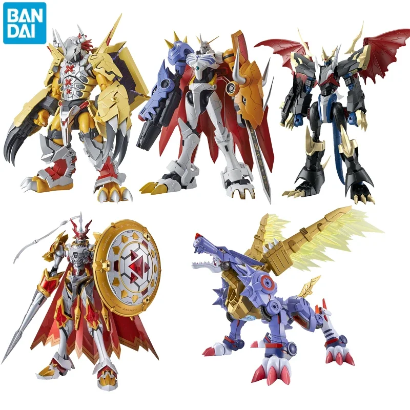 Bandai Anime Figure Digimon Adventure Wargreymon Mufirewall Ramon Imperiale Omegamon Gallantmon Metal Garurumon Assembly Model