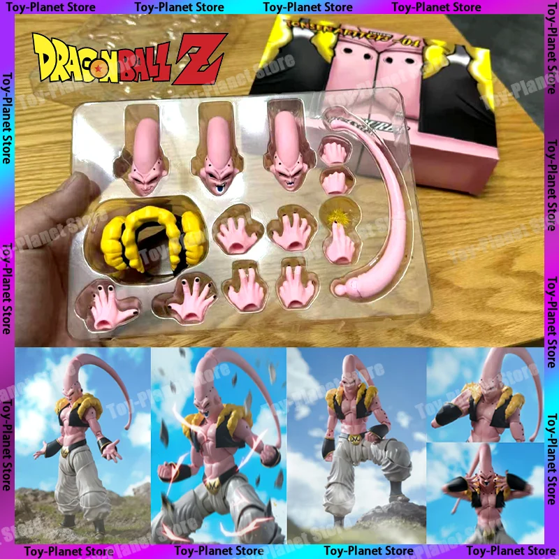 Tonsenarttoys Dragon Ball S.H. Figuards Astute Devourer Majin Buu Custom Headsculpt Set Shf Anime Action Figures Collector Toys