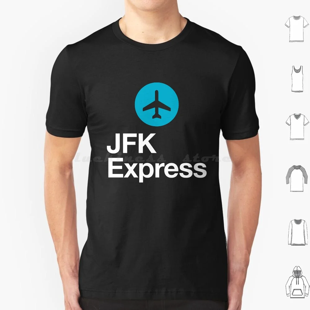 Jfk Express T Camicia 6Xl Fresco Cotone Tee Jfk Jfk Airport Mta Nyc New York New York City Nostalgia Nostalgico Vintage Retro 70S