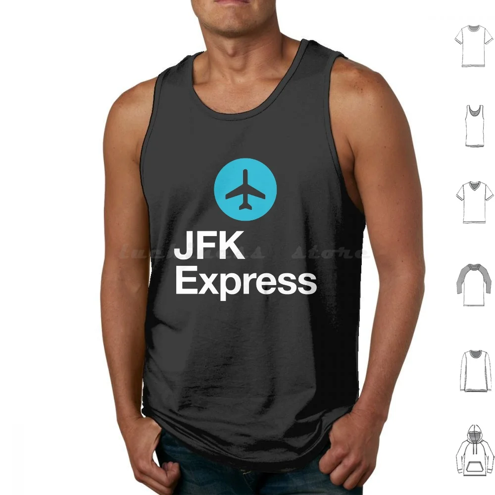 Jfk Express Serbatoio Magliette E Camicette Della Maglia Senza Maniche Jfk Jfk Airport Mta Nyc New York New York City Nostalgia Nostalgico Vintage Ret