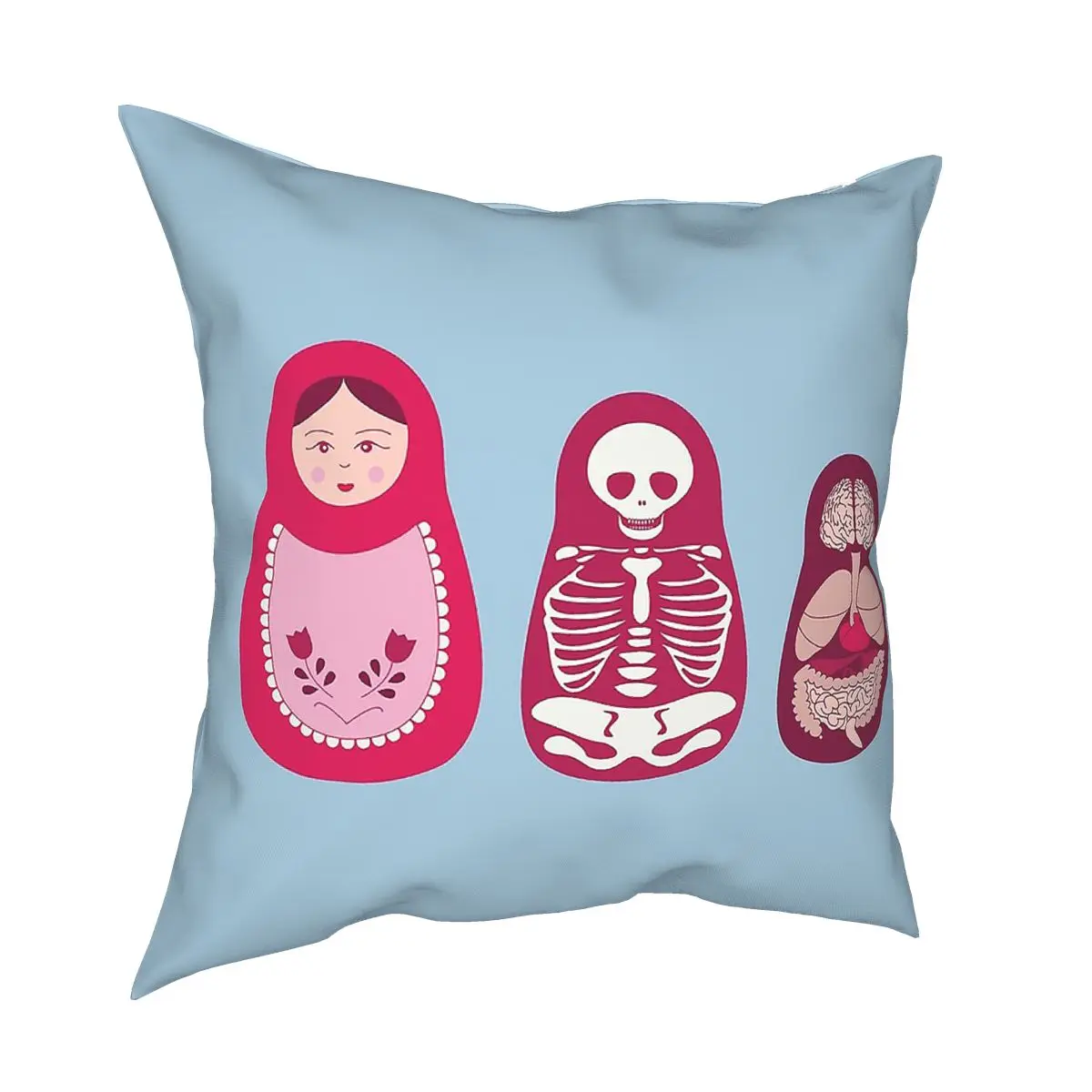 Inside Out Russian Matryoshka Dolls Fodera Per Cuscino Cuscino Decorativo In Poliestere Fodere Per Cuscino Moda