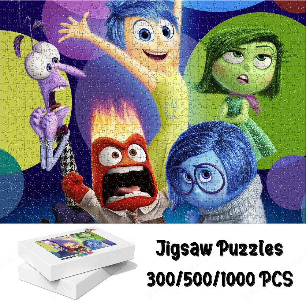 Inside Out Simpatici Personaggi Dei Cartoni Animati Jigsaw Puzzle Disney Pixar Animazione Film Giocattoli Hobby Cartoni Animati Classici Giochi Di Des