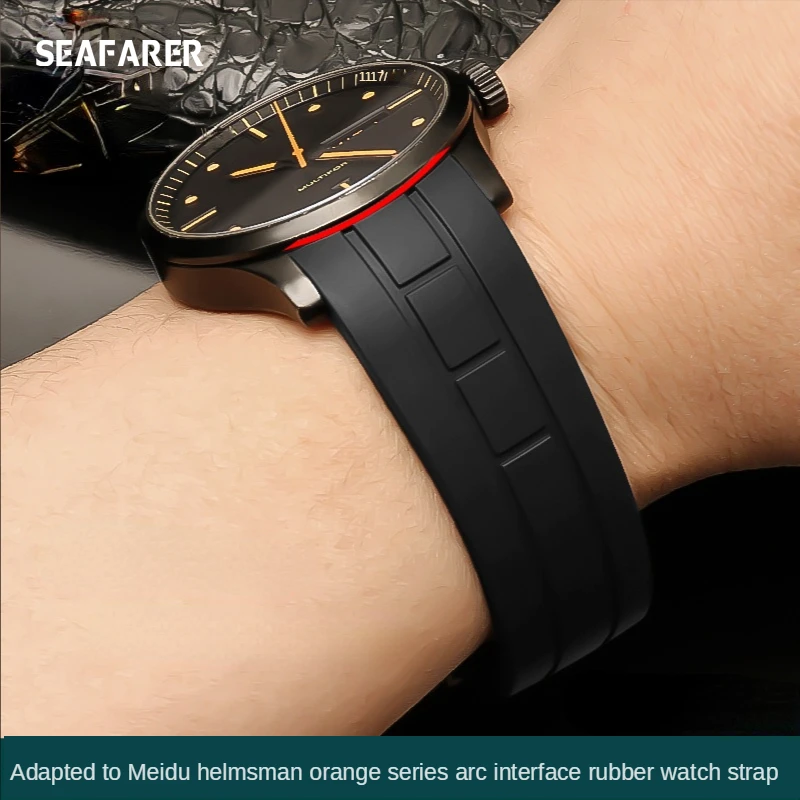 Cinturino Per Orologio In Gomma Per Mido Helm005430 Cinturino Per Orologio Citizen Air Eagle Watch Bracciale Maschio 22 23Mm