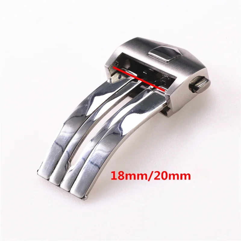 18 20 Mm Orologi Accessori Per Tag Heuer Carrera Series Strap Man Watch Fibbia A Farfalla Fibbia Per Orologio In Acciaio Inossidabile
