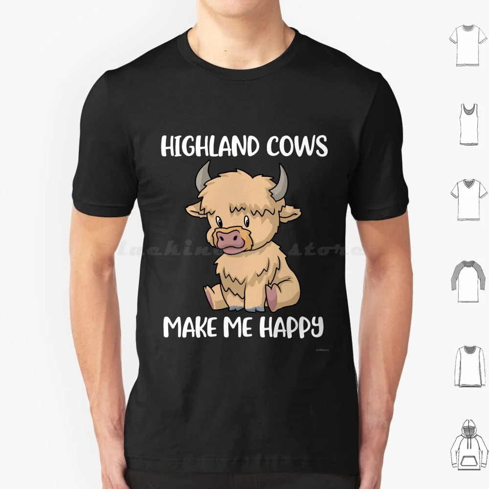 Scottish Highland Cow Disordinati Capelli Cute Cow T Shirt 6Xl Cotton Cool Tee Highland Cow Highland Cow Cow Chirt Cute Cow Scozia Cow