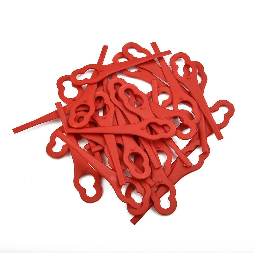30 Pz Lame Di Plastica Elementi Accessori Per Ferrex Aldi Far 20-1 97699 2002706 Fe220 Kit Tagliaerba Set Fornitura Utile