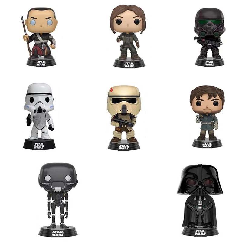 A Star Wars Story Action Figure Darth Vader Stormtooper K-2So Vinyl Figure Doll Toys