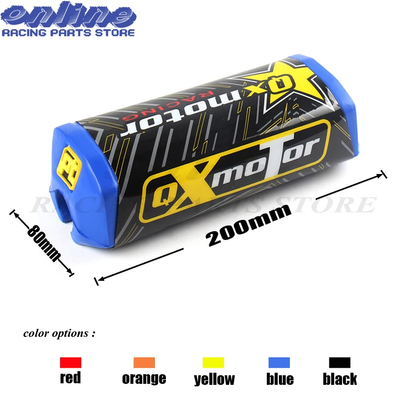 Qxmotor Taper Manubrio Bar Pad Grasso Chest Protector Cross Bar Per 1-1/8 Manubrio Moto Dirt Bike Pit Bici