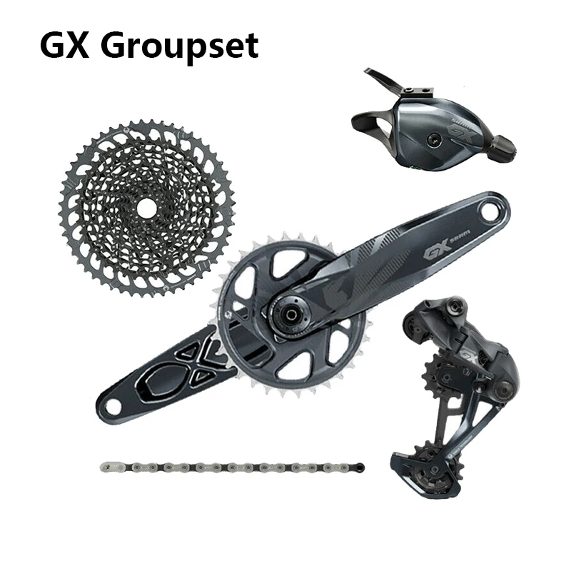 Nuovo Sram Sx Nx Gx Eagle 1X12 Velocità 11-50T Gruppo Shifter Deragliatore Catena Guarnitura Con Gruppo Cassetta