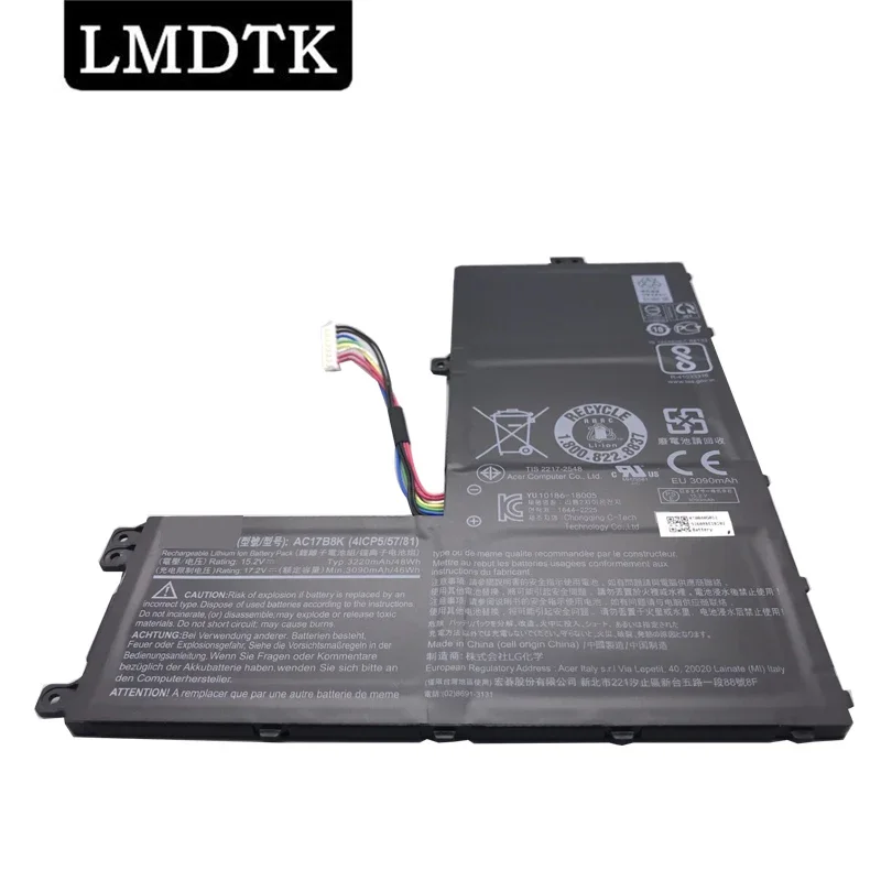 Lmdtk New Ac17B8K Laptop Battery For Acer Swift 3 Sf315-52 Sf315 Sf315-52G-58Hg 15.2V 48Wh