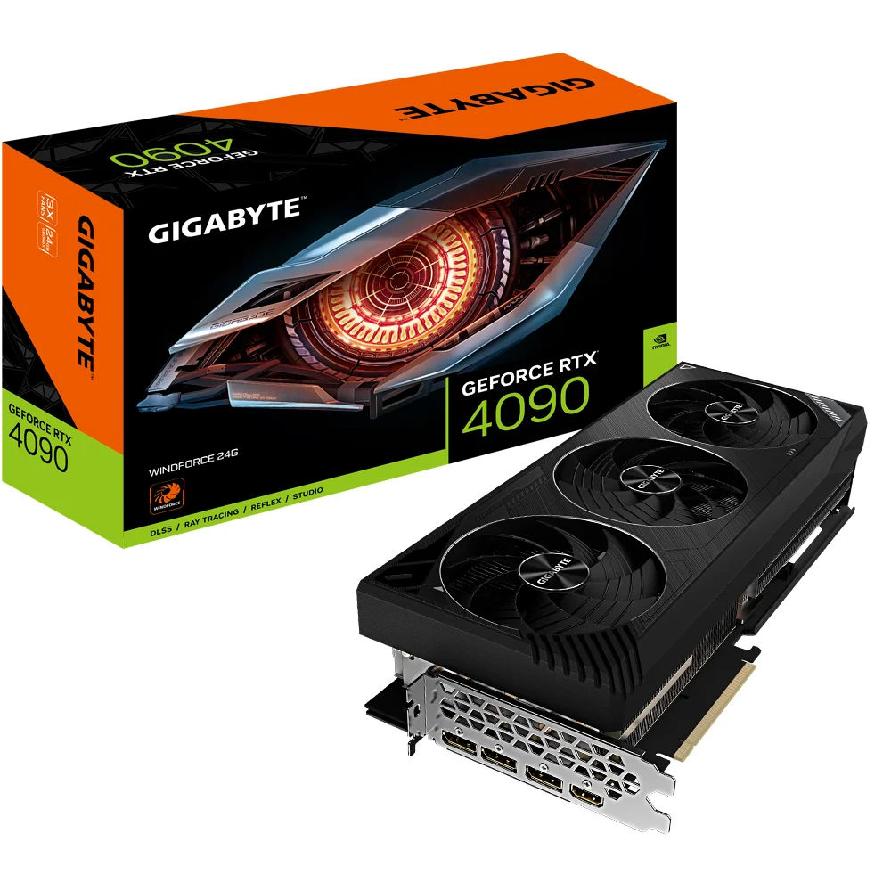 Scheda Grafica Geforce Rtx 4090 Windforce 24Gb Gddr6X Nuova Di Zecca