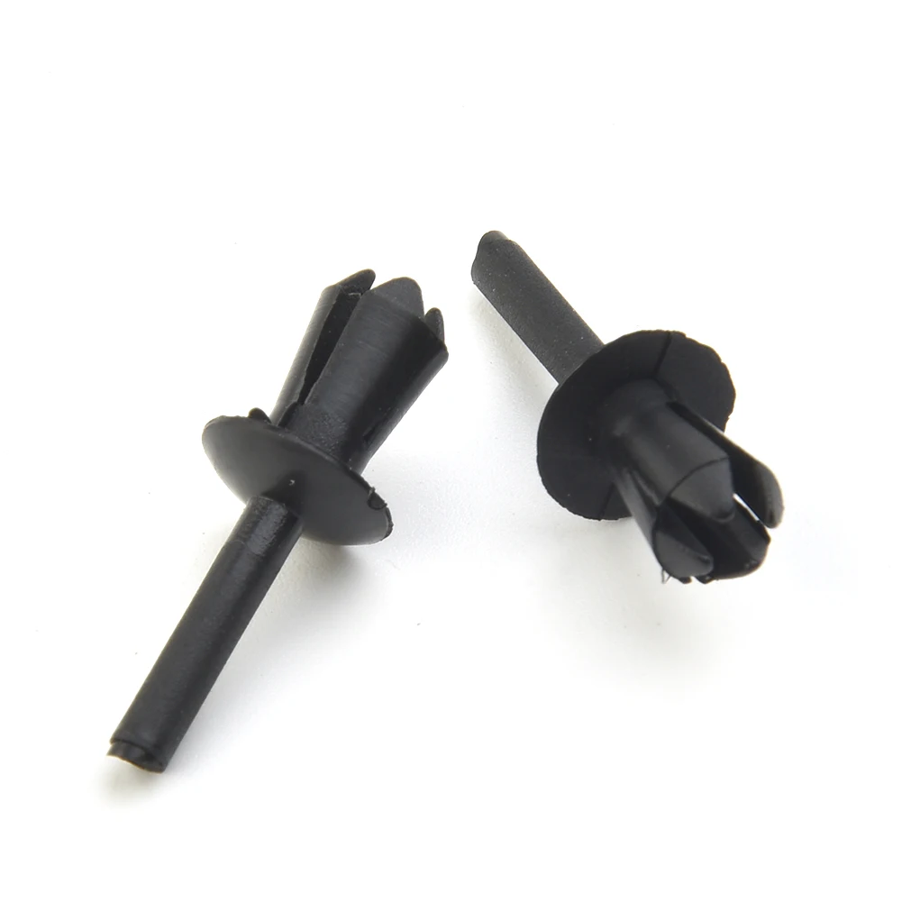 20X20 Pz Nero Per Bmw E12 E28 E30 E34 E36 E39 E46 E60 Rivetti Sinistro Clip Di Rivestimento Espandibile Per Paraurti Sills Nylon Nuovo