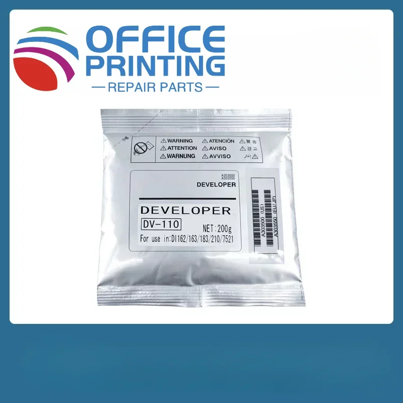 200G Dv110 Dv 110 Dv-110 Developer Polvere Per Konica Minolta Bizhub 152 183 1611 2011 162 210 163 220 Di181 Ep105A