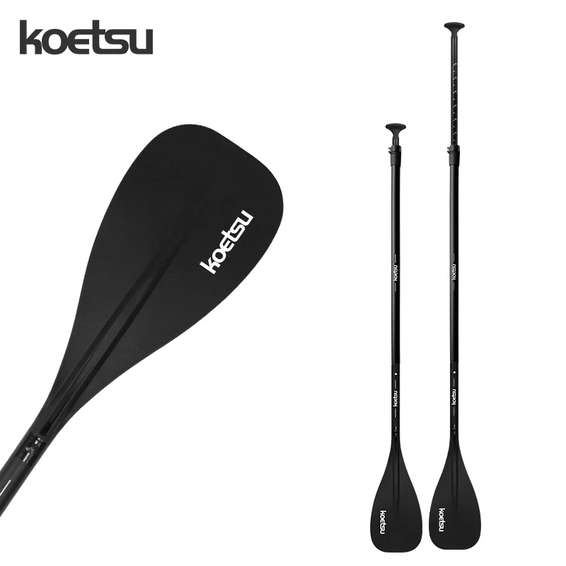 Koetsu Paddle Sup Per Bambini Paddle In Alluminio A Testa Singola Paddle Regolabile Half-Carbon Paddle Stand-Up Paddle Board Accessori