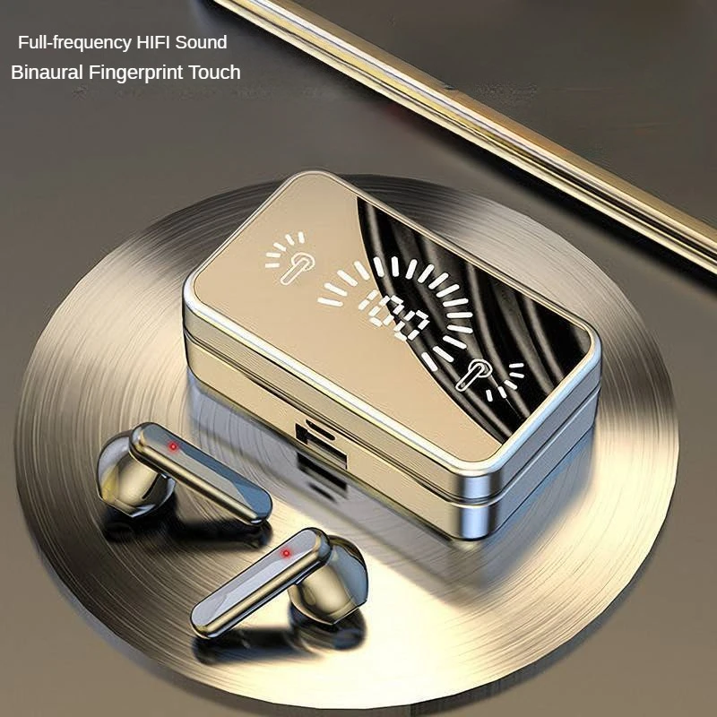 Tws Auricolare Mirror Wireless Bluetooth Headset 5.3 Mini Binaurale Invisibile In-Ear Ultra-Long Standby Esercizio