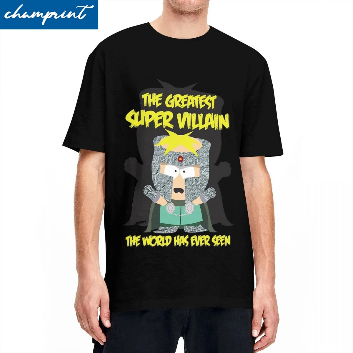 Estetica South-Park Professor Chaos Super Cattivo T-Shirt Unisex Cotone Manica Corta Girocollo Top Camicie