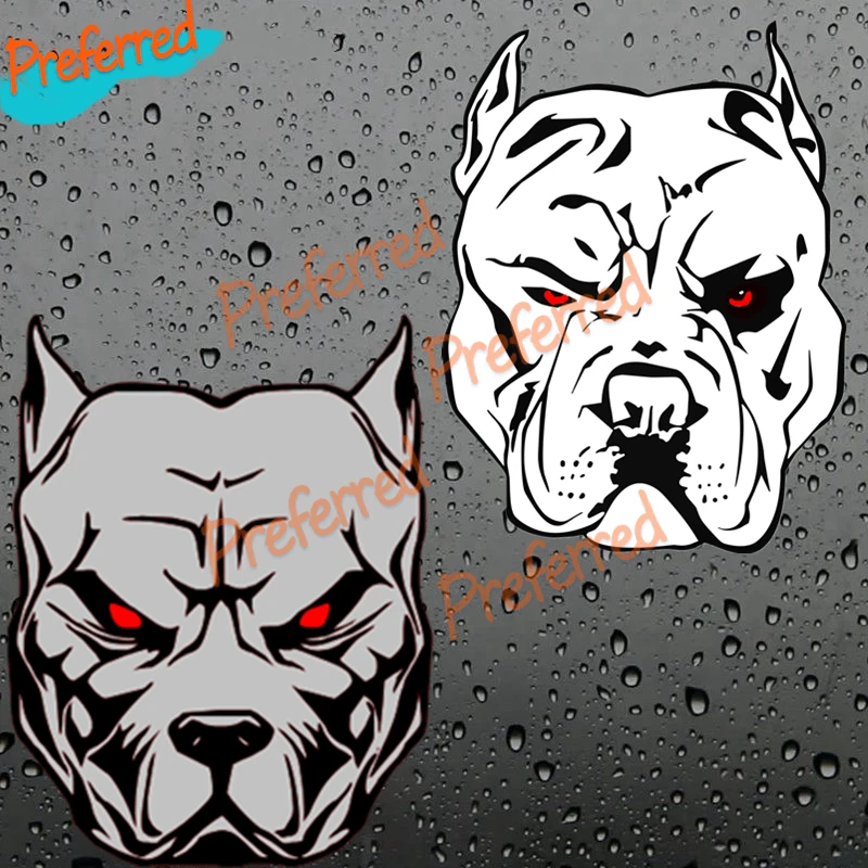 Angry Pitbull Sticker Decal For Your All Cars Racing Laptop Moto Casco Tronco Surf Camper Window Bumper