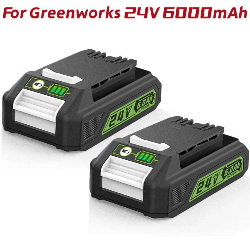 Sostituzione Greenworks 24V 5.0Ah 6.0Ah Batteria Al Litio Compatibile Con 20352 22232 24V Greenworks Battery Tools