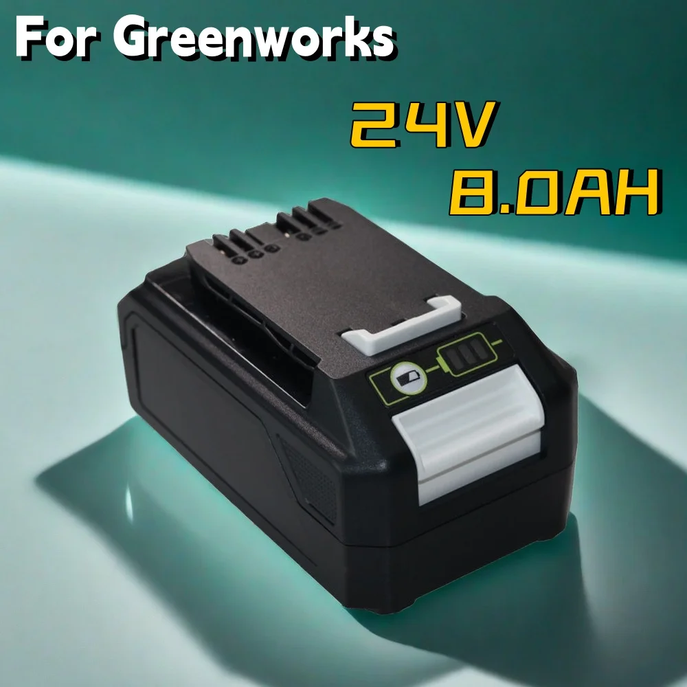 24V 8.0Ah Per Batteria Agli Ioni Di Litio Greenworks (Batteria Greenworks) 100% Nuova Di Zecca