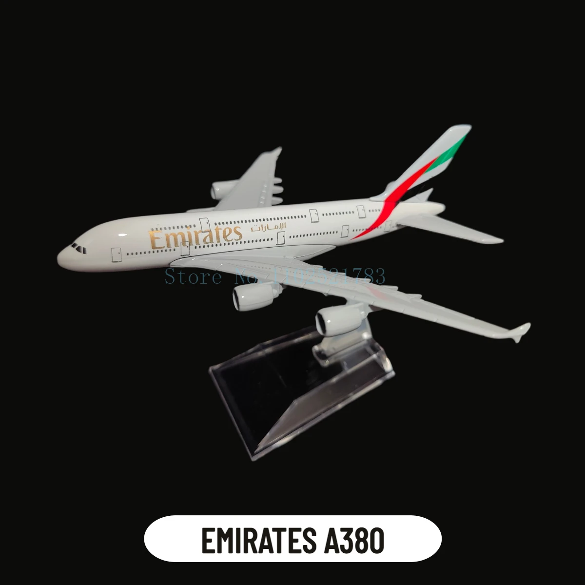 1:400 Emirates A380 Metal Diecast Aircraft Miniature Scale Airlines Boeing Airbus Model Aviation Figure Fans Collection