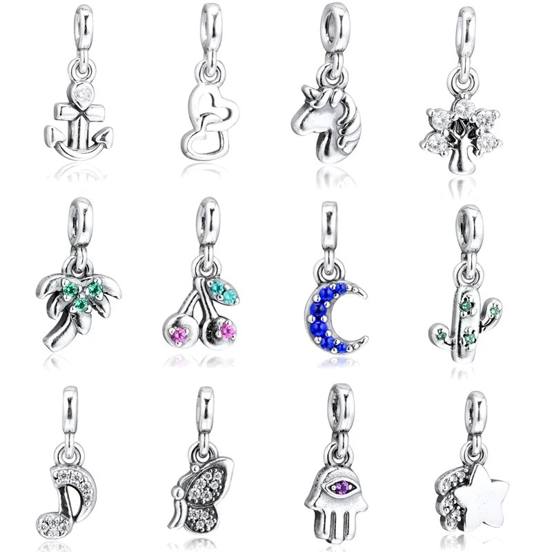 Fit Pandora Me Bracciali 925 Sterling Silver Small Hole Beads Per Gioielli Making Me Series Mini Charms Bead Female Jewelry