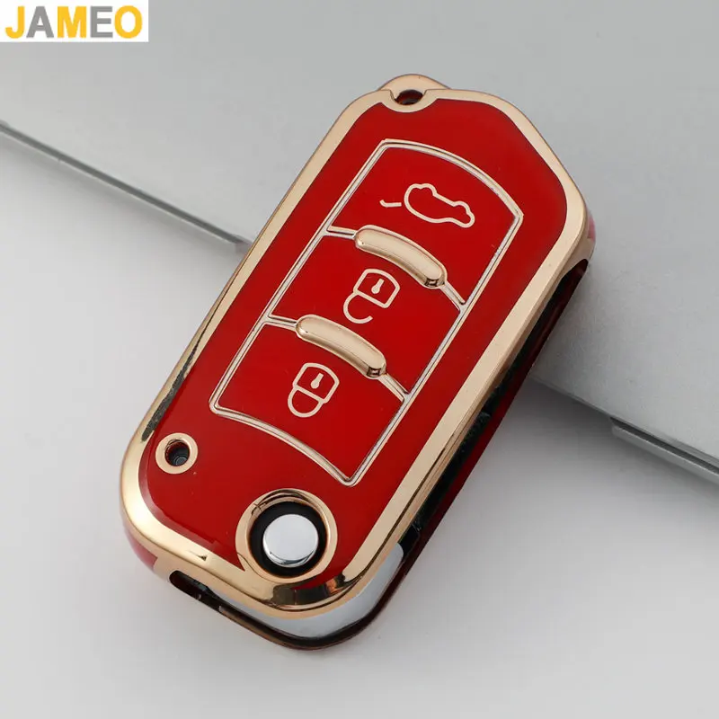 Soft Tpu Car Remote Key Case Cover Holder Fob Keychain For Gac Trumpchi Gs3 Gs5 Gs6 Key Protect Shell Accessories