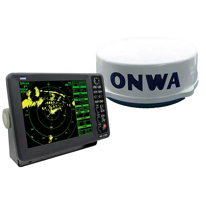 Kr-1538 Kr-1568 Onwa Rilevatore Radar Marino Lcd A Colori Da 15 Pollici/Radar Marino Con Display Ais E Funzione Arpa Di Tracciamento Target
