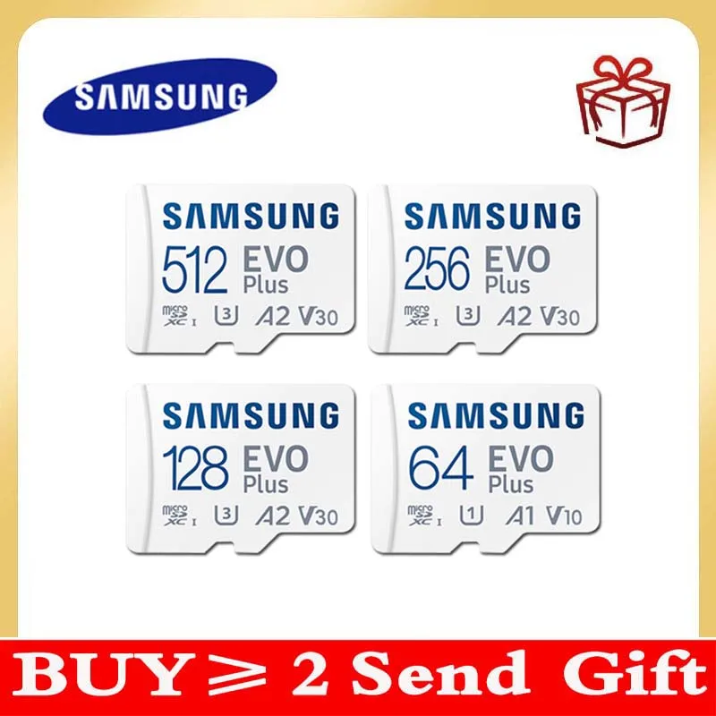 Samsung 128 Gb U3 Micro Sd 256Gb Micro Sd Card Sd/Tf Flash Card 32Gb 64Gb Memory Card 32 64 128 Gb Microsd Per Telefono