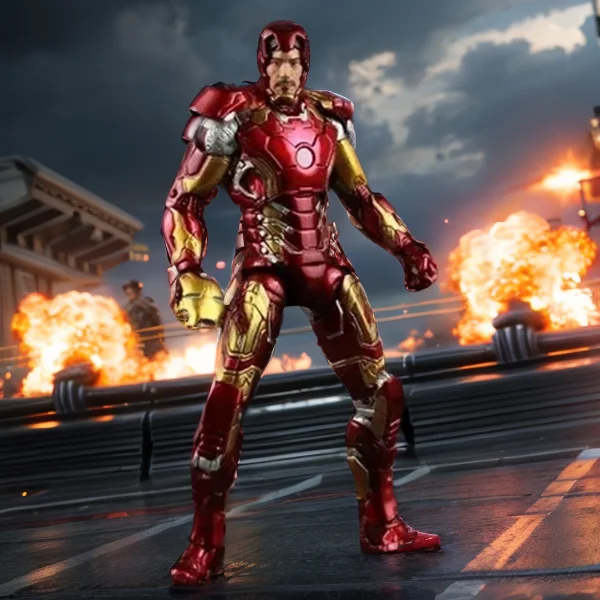 Hot Toys Seleziona Avengers Ironman Mark 45 Action Figure Model Toys 18Cm Regali Per Bambini