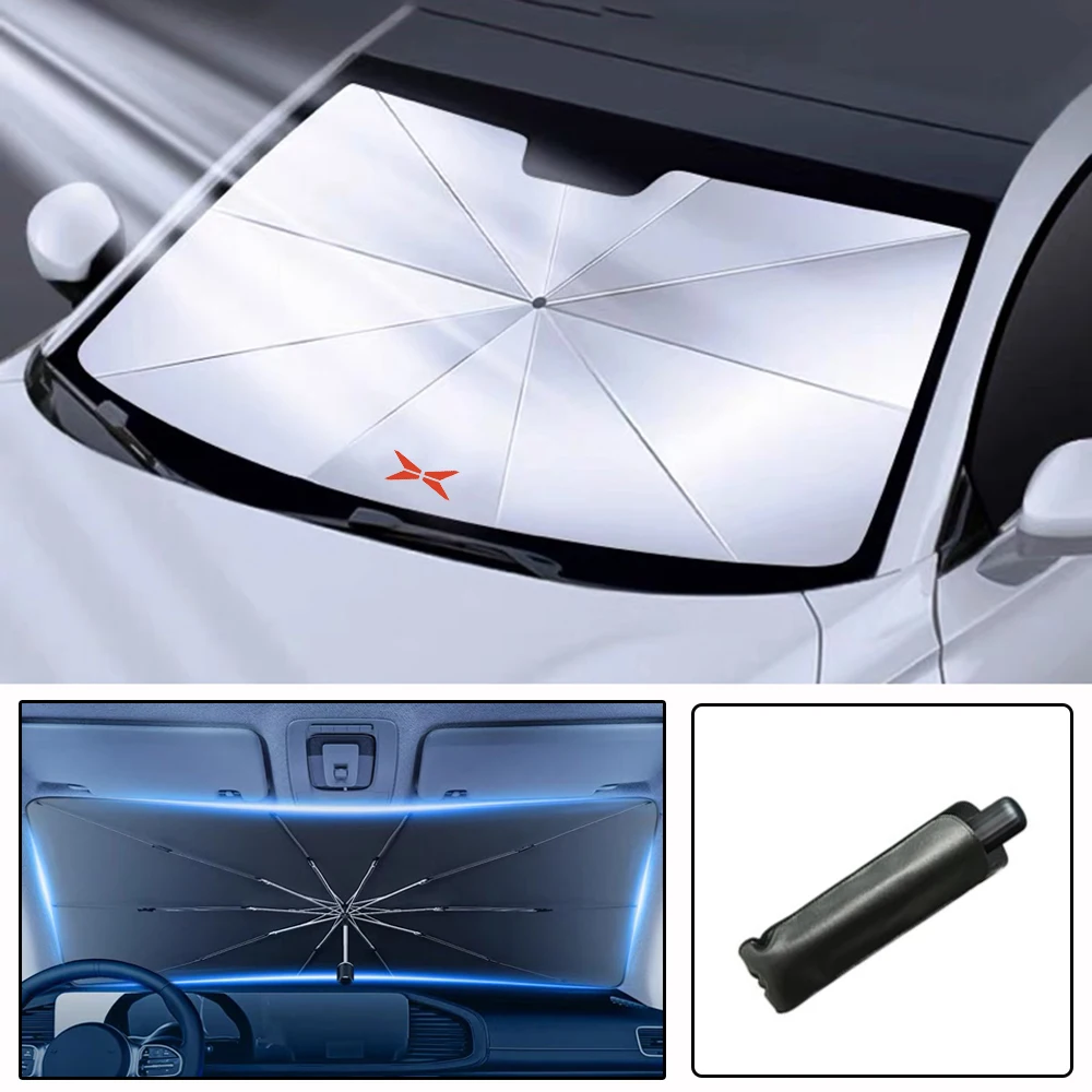 Per Xpeng G3 2020 2021 P7 520 Parabrezza Per Auto Parasole Protezione Per Ombrellone Parasole Accessori Auto Pieghevoli Protezione Solare