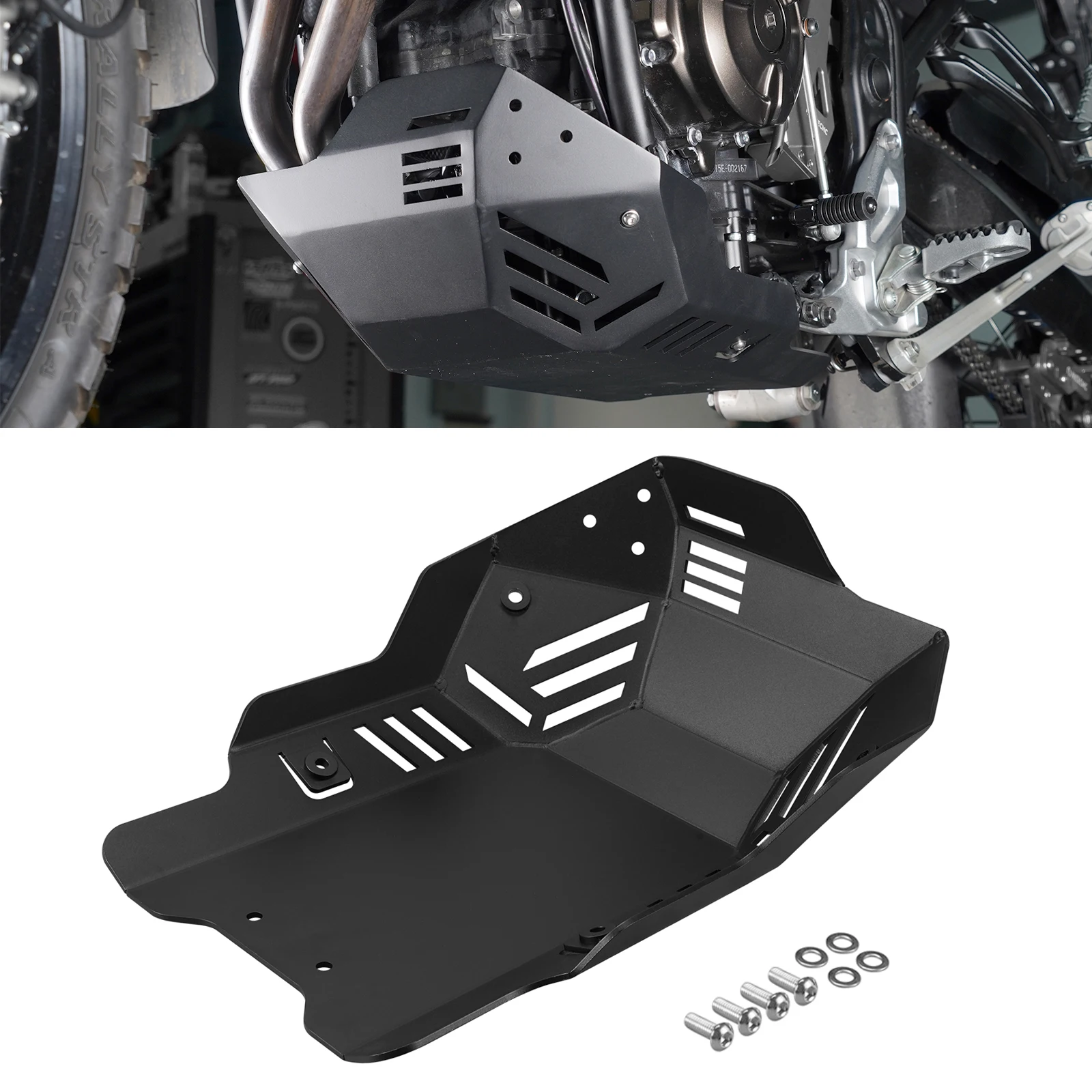 Piastra Paramotore Piastra Paramotore Protezione Motore Moto Per Yamaha Tenere 700 2019 2020 2021 2022 2023 2024 Tenere 700 Rally Edition 20-24