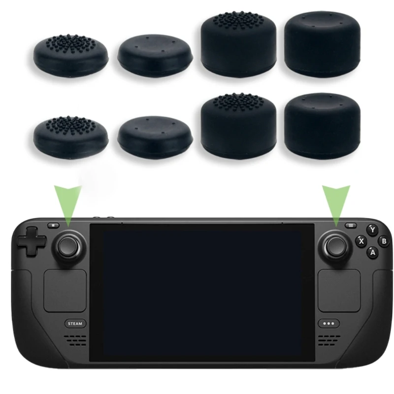 (Set Di 8) Controller Joystick Analogico Performance Thumb Grips Per Controller Steam Deck Console Di Gioco
