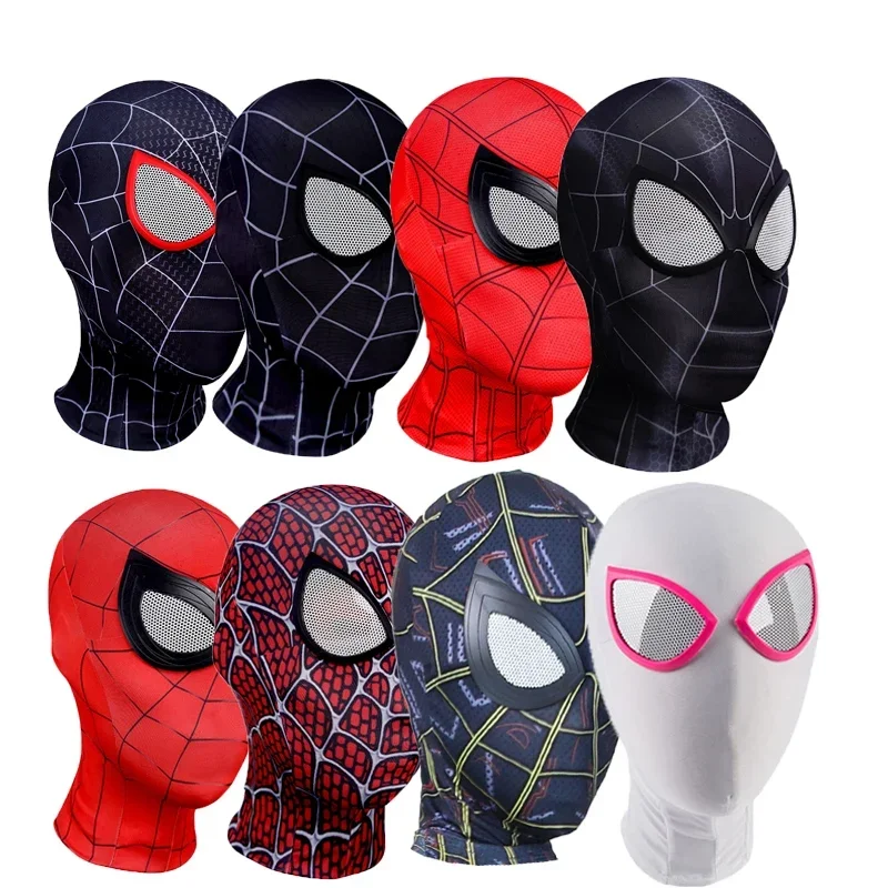 Hot Toys Spider Man Maschere In Spider Verse Miles Morales Mask Costume Cosplay Spider Helmet Man Homecoming Clothing