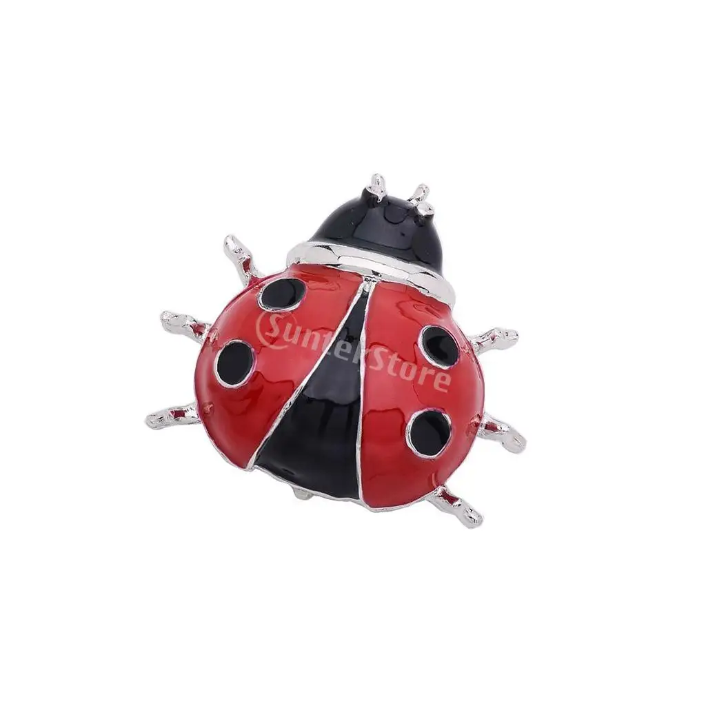 Cute Lady Bugs Spilla Pin Unisex Animal Insect Lover Jewelry Corpetto