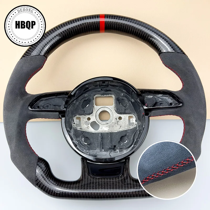 Per Audi A3 A4 A5 A6 A7 Q3 Q5 Q7 Volante Completamente Perforato Campagna Volante A Fondo Piatto