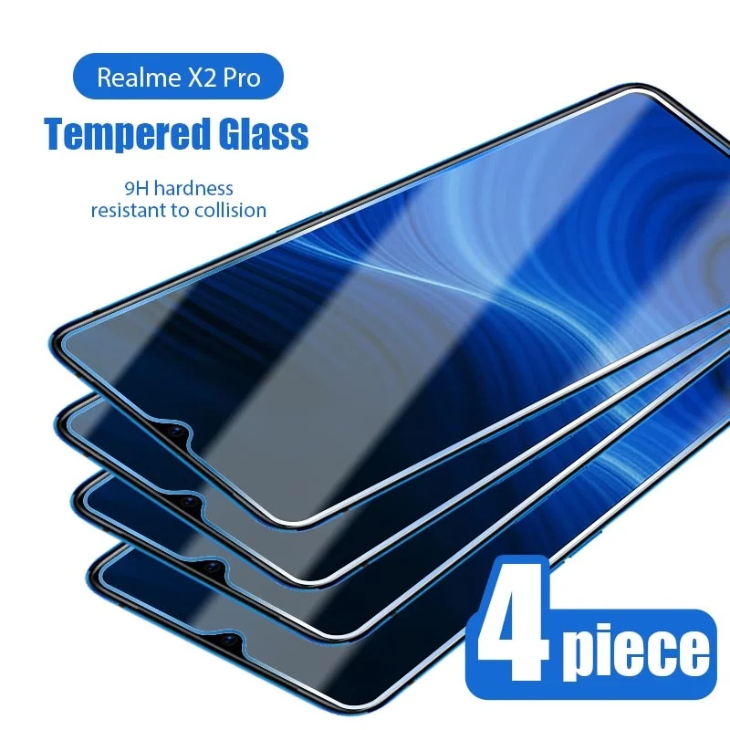 4 Sztuk Przezroczyste Hartowane Szkło Na Realme 8 Pro 8 7 Pro 7 6 Pro X7 Pro Szkło Ochronne Ekranu Dla Realme Gt Neo C21 C25 C3