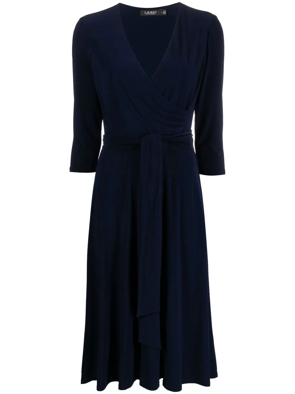 Lauren Ralph Lauren Abito con cintura Carlyna - Blu