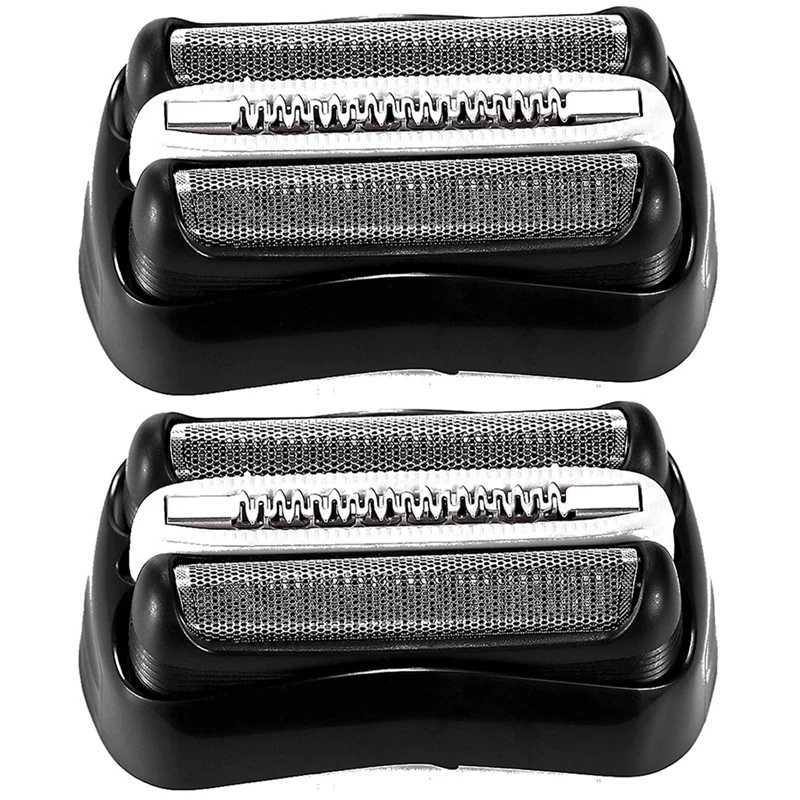 2 Pezzi 32B Parte Di Ricambio Per Rasoio Per Braun Series 3, Pellicola Di Ricambio E Taglierina Per Braun Series 3010S 3040S