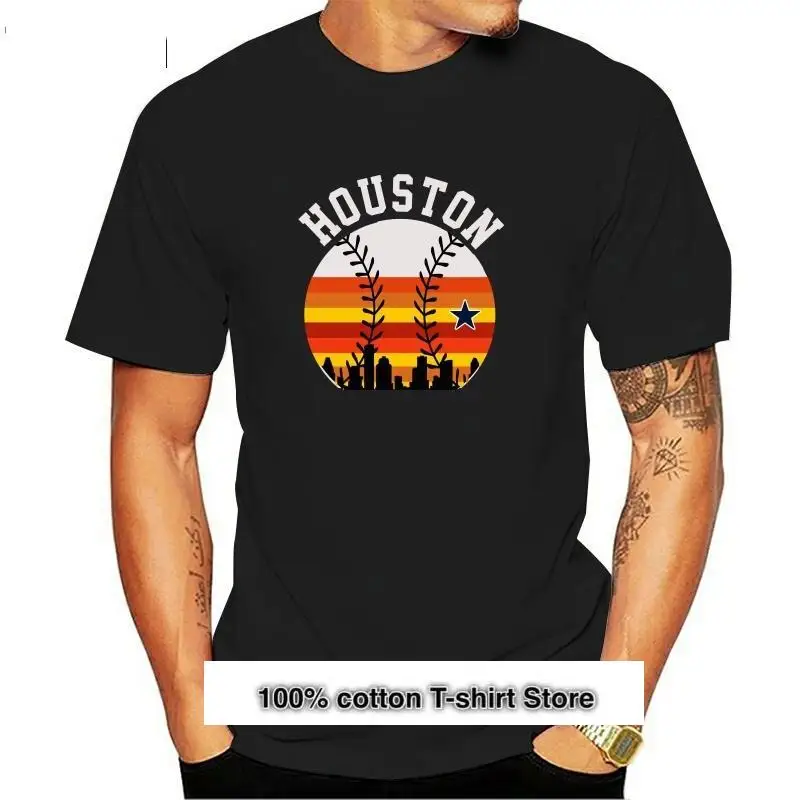 Camiseta De Manga Corta Retro Astro A Rayas Del Beisbol De Texas, Camiseta De Manga Corta, Novedad De 2018